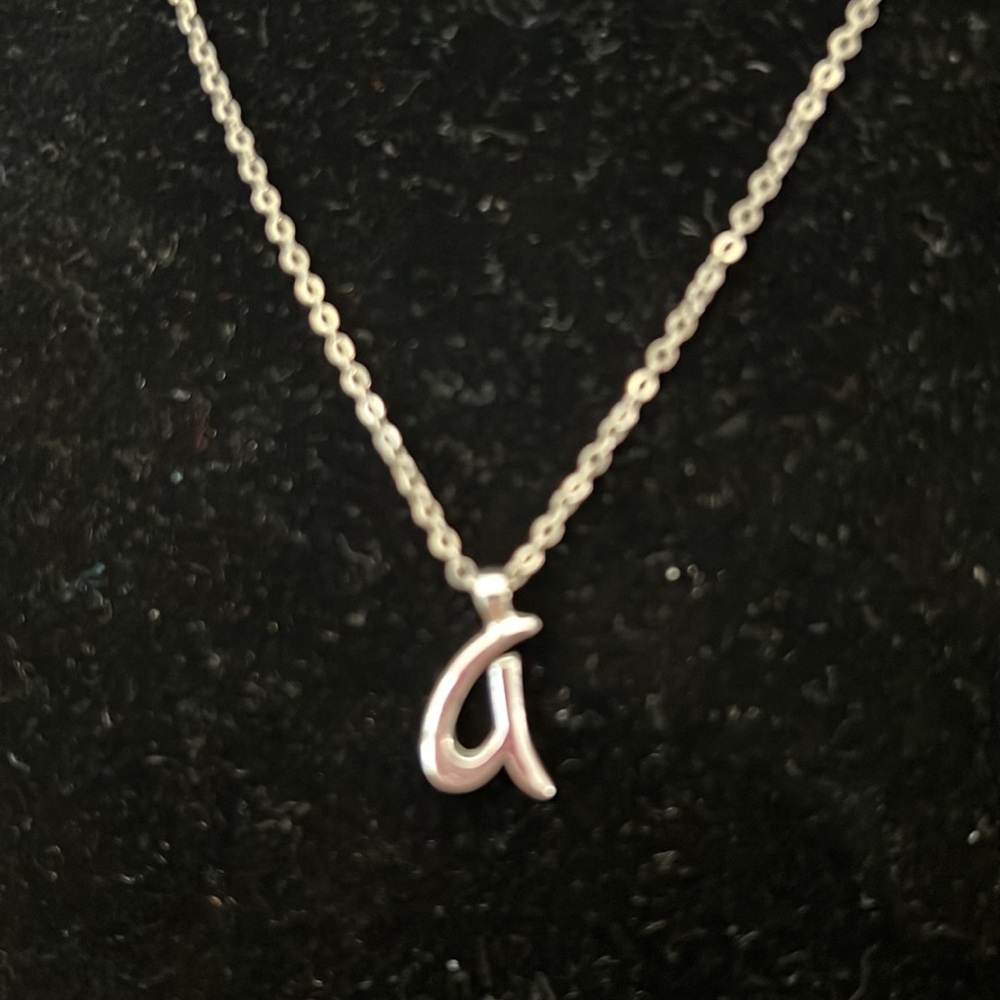 Letter A necklace
